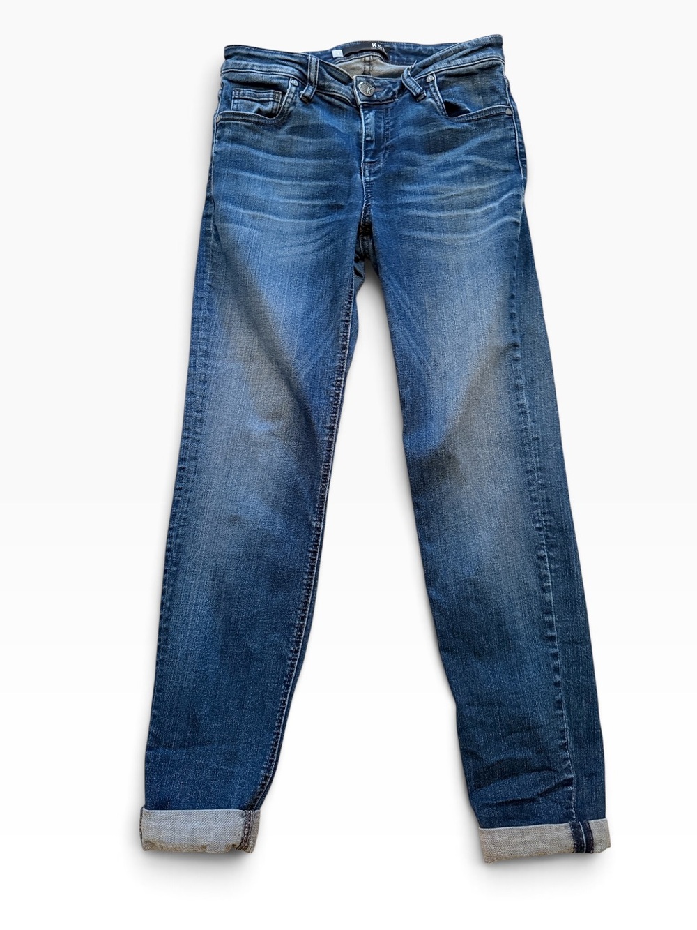 Cut from the Kloth Blue Denim Catherine" Slouchy Boyfriend 0